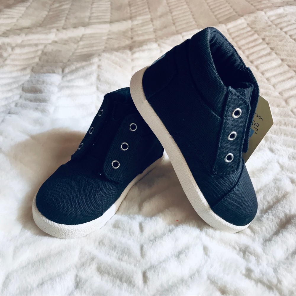 Toms High Tops - Size 8 Toddler - New!